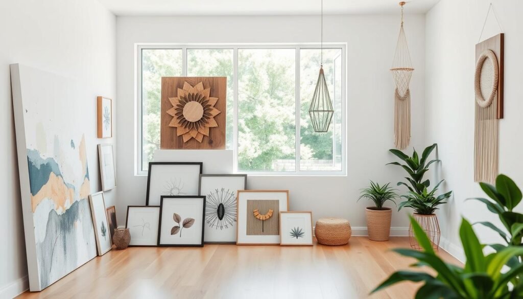 DIY wall art, creative home decor, budget-friendly design