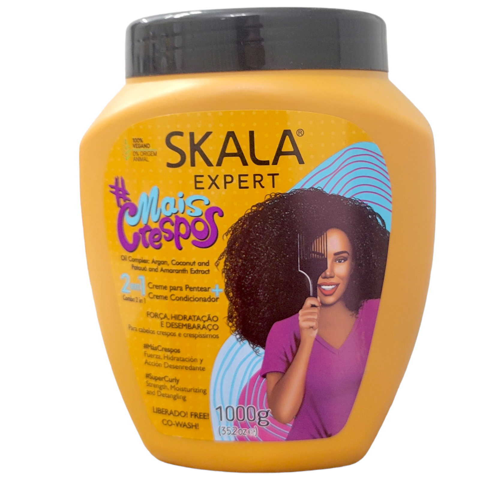 Mais Crespos Hair Treatment for Curly , Afro Hair with Hydration, Softness