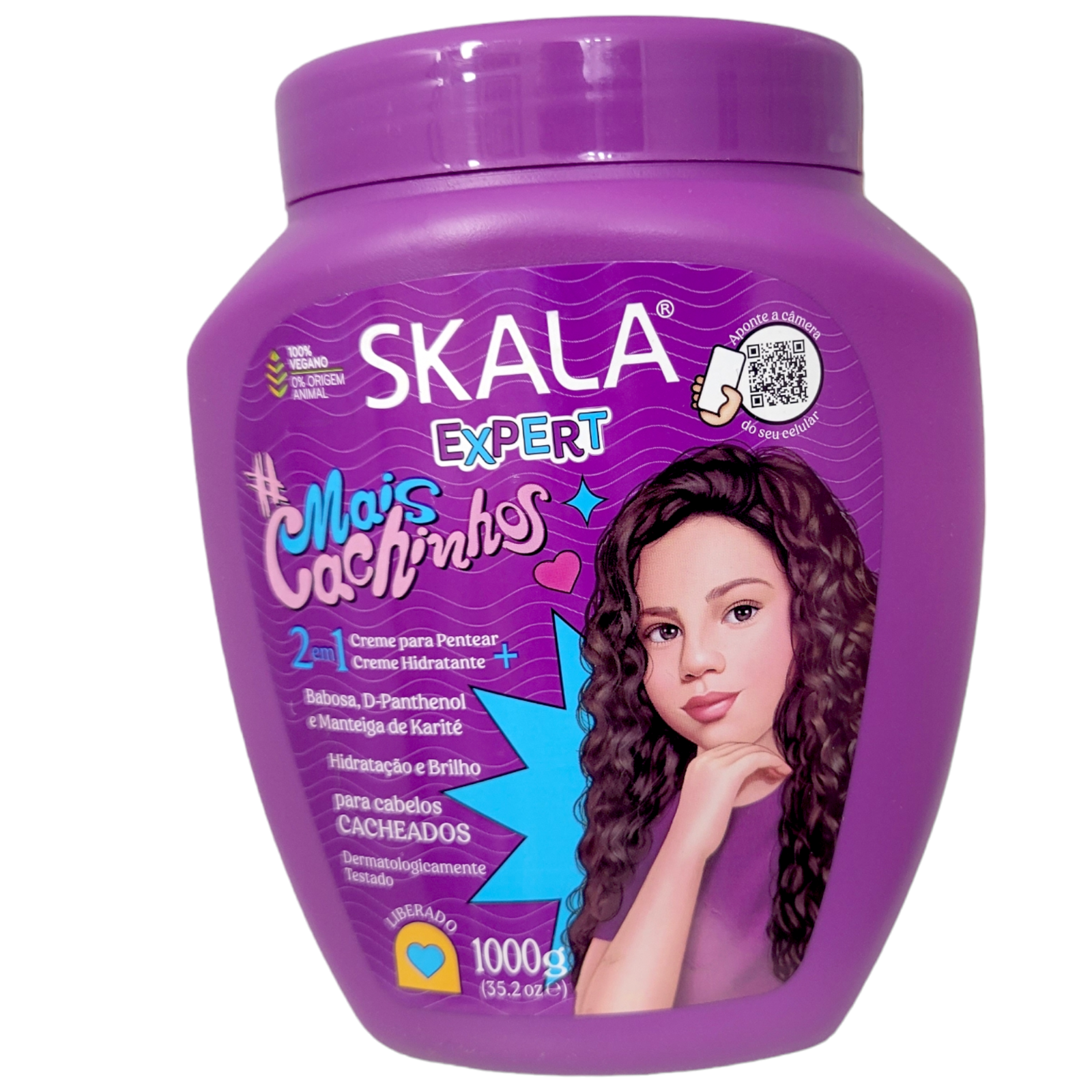 More Curls 2in1 Treatment Cream for Girls with Curly Hair Deep Hydration