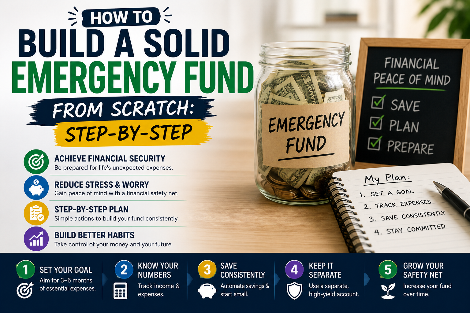 How to Build a Solid Emergency Fund from Scratch: Step-by-Step