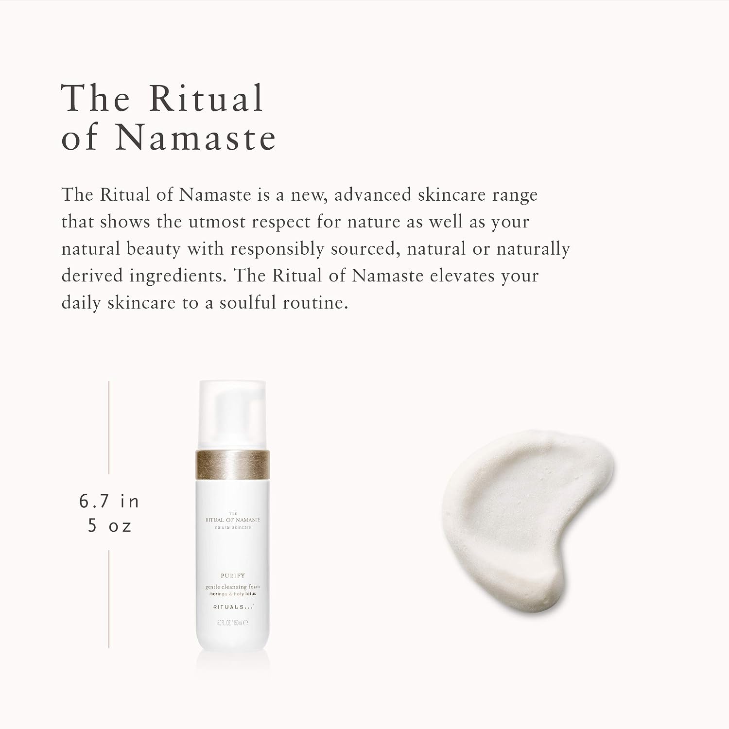 Rituals — The Ritual of Namaste Gentle Cleansing Foam, 5 fl oz