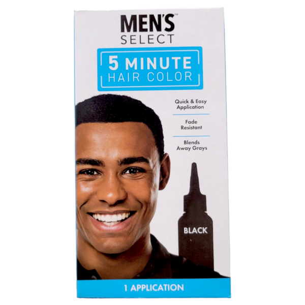 Men's Select 5-Minute Mustache & Beard Hair Color, Black or Dark Brown