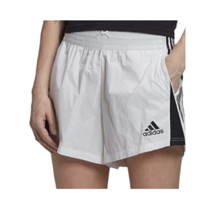 Adidas Trainicons 3-Stripes Woven Shorts for Women, White, Size S
