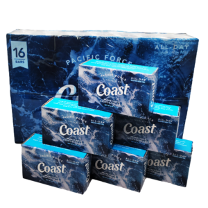 Coast Refreshing Deodorant Soap Bars, 16-Pack