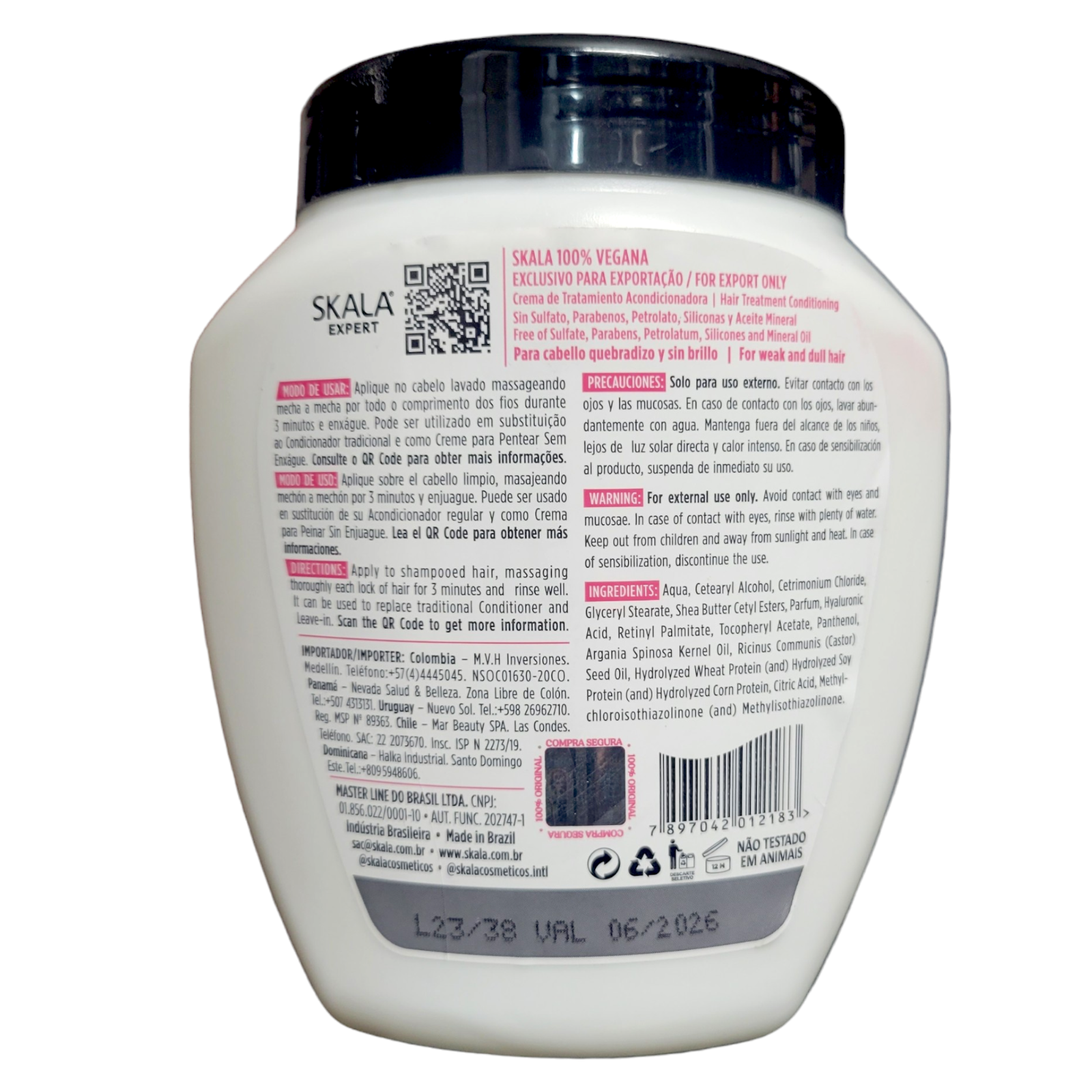 Skala Expert Bomba de Vitaminas Hair Treatment Cream, 1000 g - Image 7