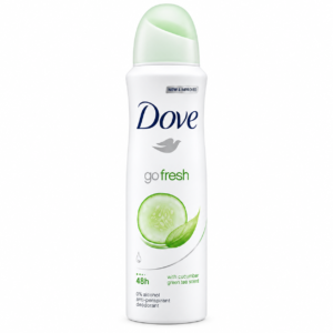 Dove Go Fresh Cucumber Deodorant Spray, 150 ml